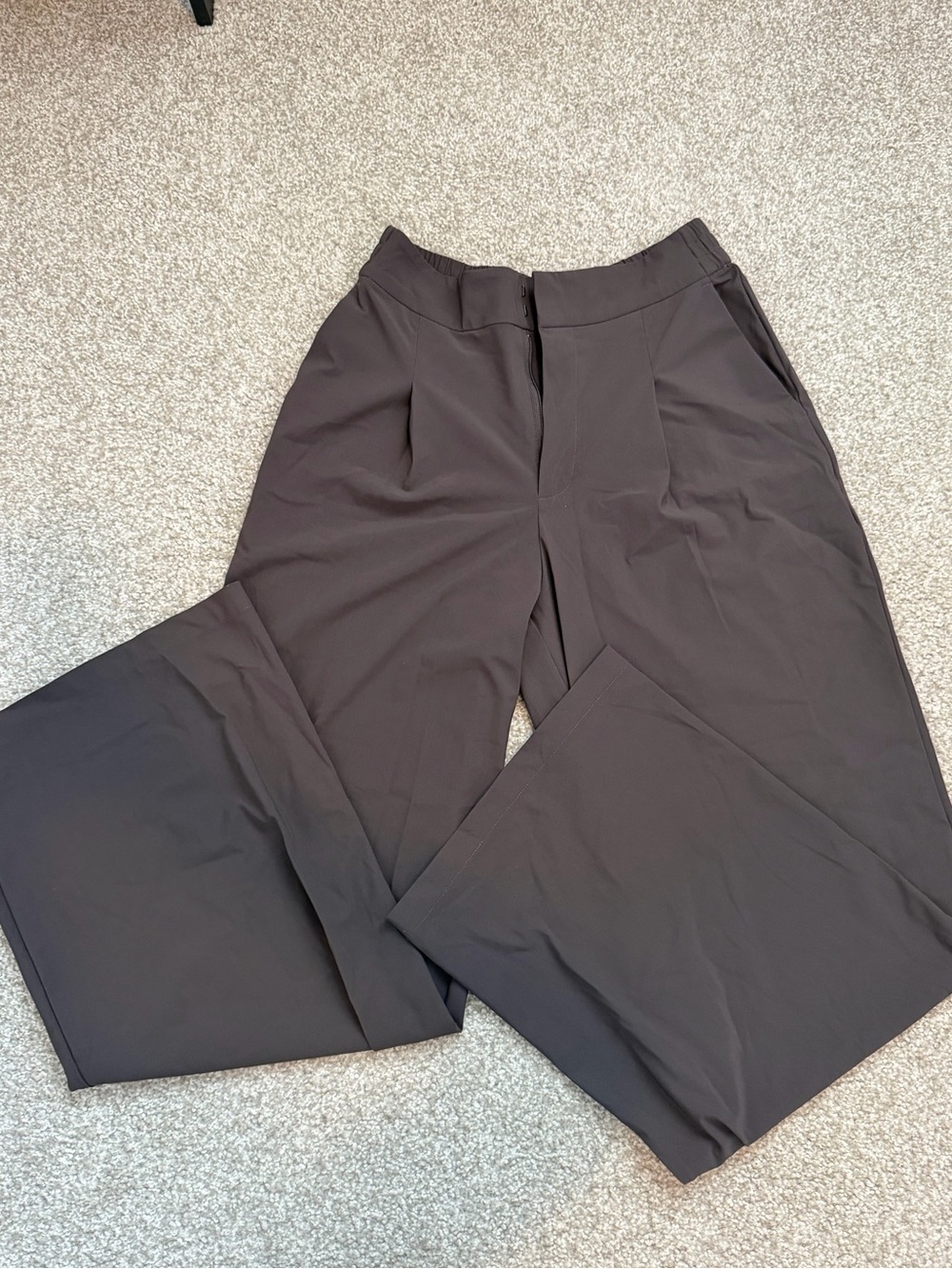 Athleta high rise trouser- truffle